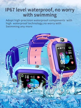 Reloj K12 Smart Laikrodžiai Vaikų Vaikas Studentų 1.44 Colių atsparus Vandeniui Smart Watch 