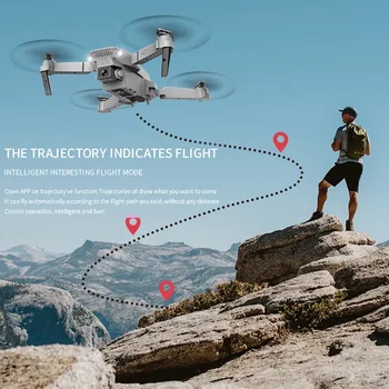 TUCCI HA88 Rc drone 4k 1080p dvigubo objektyvo kamera, vaizdo kameros profesinės WIFI plataus kampo nuotolinio valdymo keturių ašių žaislas lėktuvas