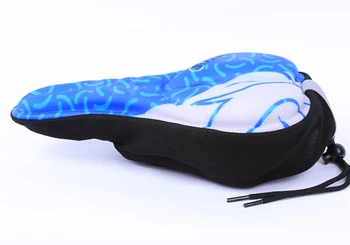 3D Soft Gel Paramos Unisex Dviratis Dviračio Balno Sėdynės Pagalvėlės Mygtukai Padengti Verpimo Motociklu ar Dviračiu, Dviračių