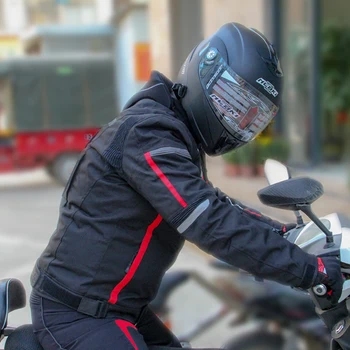HEROBIKER Atspindintis Motociklo Striukė Cold-proof Motokroso Kostiumas Vėjo Motociklo Apranga Žiemos Lenktynių Chaqueta Moto