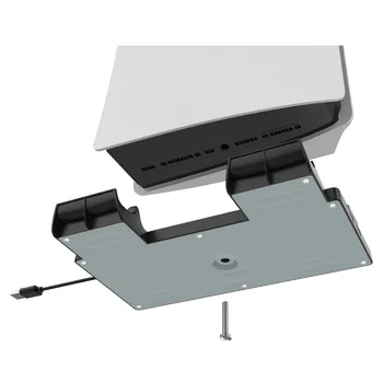 Už PS5 Konsolės / PlayStation 5 Digital Edition Vertikalus Magnetinio siurbimo Stovėti Bazinę Lopšio Dual Controller Charging Dock Statio