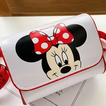 Disney Mickey mouse Merginos krepšys naujas mados mažas maišelis vaikų pečių maišą berniukas ir mergaitė Minnie monetų krepšys