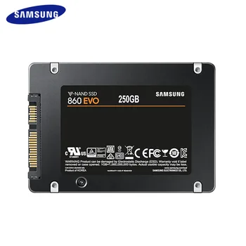 SAMSUNG 860 EVO SSD 250GB 500GB Didelės Spartos 520MB/S 2.5 colių Vidaus Kietojo Disko Kietąjį Diską 1T SATA 3 Nešiojamojo KOMPIUTERIO