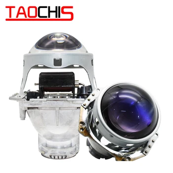 TAOCHIS Hella 3R G5 žibintas Bi-xenon Projektoriaus Objektyvas Mėlyno stiklo Automobilių optikos Aliuminio Tinka su D1S D2S D3S D4S 4300k D2H