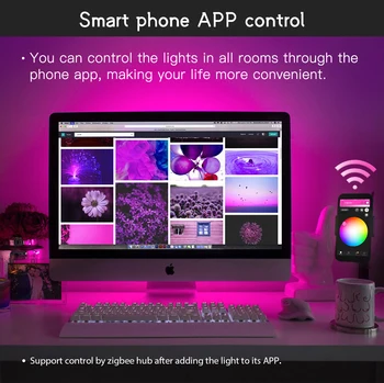 GLEDOPTO ZIGBEE zll link šviesos RGBWW/CW led juostos valdiklis smart app darbai Compatibilit su 