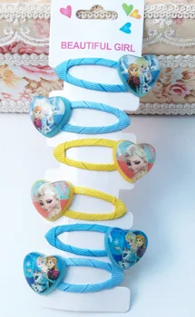 6pcs Disney animacinių filmų vaikams, plaukų įrašą Užšaldyti galvos virvę mergaitė gimtadienio dovana Elsa lėlės aksesuarai, galvos apdangalai, gumos juosta kosmetikos
