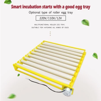 Automatinis 360 Laipsnių Pasukimo Kiaušinių Turner Roller Dėklas Ūkio Inkubacijos Priemonė, Ančių, Putpelių Paukščių, Naminių Paukščių Kiaušiniams Perinti Inkubatoriuje