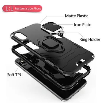 Telefono Laikiklis Piršto Žiedą Xiaomi Mi Max 2 Atveju Magnetas Šarvai Mados Padengti Už Xiaomi Mi Max 2 Telefono dėklas Mi Max 2 Atvejis