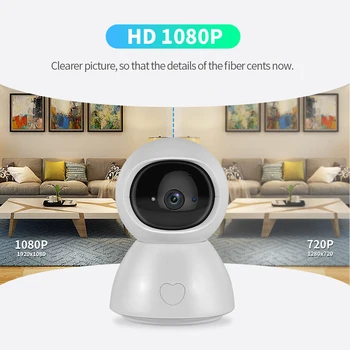 INQMEGA 1080P HD 2MP, Patalpų Tuya Smart Wifi Dviejų krypčių garso IR Cam Patalpų Viena Pagrindinių Skambina Kamera, Patalpų Smart Home Security Camera