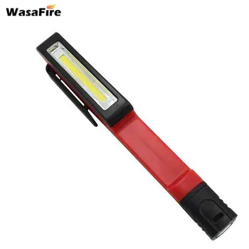 Wasafire Mini Pocket Šviesos Vandeniui Penlight COB LED Žibintuvėlis Magnetinio Pen Įrašą Rankoje Deglas AAA, Kempingas Automobilių Remontas