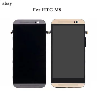 5.0 Colių LCD Ekranas su Rėmu HTC M8 LCD Ekranas Jutiklinis Ekranas skaitmeninis keitiklis atsarginės Dalys, HTC M8 LCD Ekranas 831C