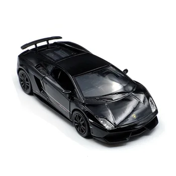 Aukštos Modeliavimas Išskirtinį Kolekcijos Žaislai: RMZ miesto Automobilis Optikos Gallardo LP570-4 Superautomobilį 1:36 Lydinio Diecast Modelis Traukti Atgal, Automobilių
