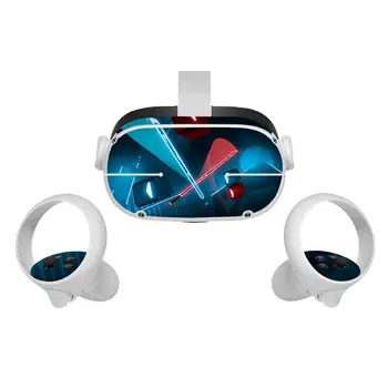 Cool dizaino PVC lipdukas Odos Įklija, Oculus Quest 2 VR akiniai, Aksesuarai, Virtualios Realybės Animacinių filmų Lipdukai lipdukai Quest2