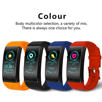 Frompro Smart apyrankę Fitneso Juosta QW18 Fitness Tracker Pedometer Bluetooth Širdies ritmas, Kraujo Spaudimas Jutiklis smartband
