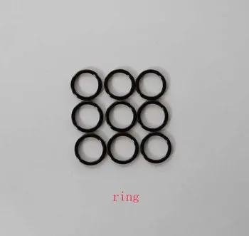 100 vnt. / daug 6mm/8mm/10mm/12mm/15mm/18mm/20mm black metalo žiedas slankiklį kablys liemenėlė priedų