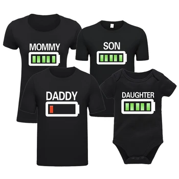 2020 Naujas Custom Vaikų marškinėliai Šeima Atrodo Tėtis, Mama, Vaikas Atitikimo Komplektus Mamytė ir man drabužius motina dukrai, T-Shit