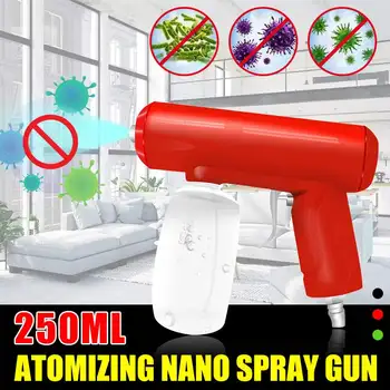 250ML Nešiojamų nano purškimo dezinfekavimo ginklą Atomizing Dezinfekavimo Nano Garų Purškimo Pistoletas Fogger Mašinos, Purkštuvas, Namų Biuras
