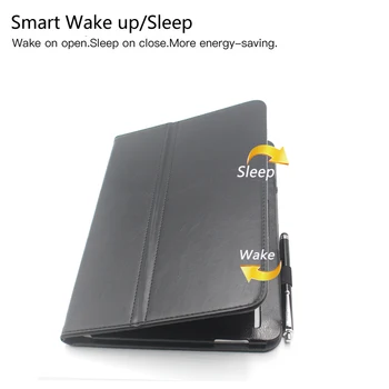Case For Samsung Galaxy Tab 3 10.1 colių P5200 P5220 P5210 SM-P5200 Planšetinį kompiuterį Apversti Slim PU Odos Stovėti Padengti Atveju Auto Miego