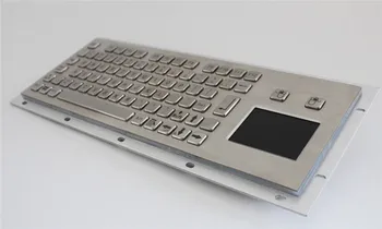 Individualų IP65 Vandeniui Patvarus 304 Nerūdijančio Plieno, pramoniniai Metalo Klaviatūra Su padidinto atsparumo Touchpad