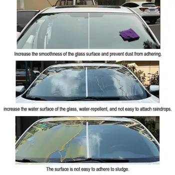 Super hidrofobinės automobilių švaresnio vandens repelentas purškalas automobilio priekinio stiklo, stiklo įdėklo atstumiantis agentas galinio vaizdo Lietaus Vandeniui Danga