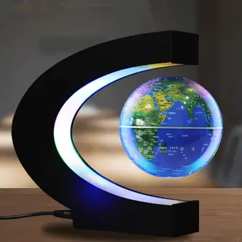 LED pasaulyje nakties šviesos elektroninių pakabos anti-gravity namų puošybai miegamojo, biuro stalo lempa vaikams dovanas Kalėdų