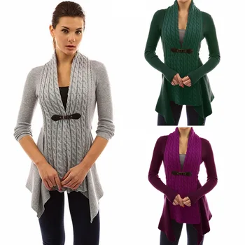 Eur/JAV lengvosios brandaus amžiaus moteris, Stiliaus 2020 M. Rudens/Žiemos Mados karšto Pardavimo Moterų Džemperis Cardigan megztiniai kailis 6 spalvos 7 dydžio pasirinktinai