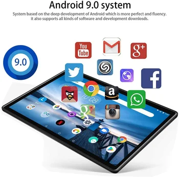 Naujausias Google Android 9.0 Pyragas OS 10 colių 