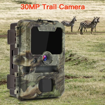 Boblov 30MP 1080P Takas Medžioklės Kamera Wildcamera Laukinių Priežiūros Night Versija Gyvūnijos Skautų Fotoaparatai, Foto Spąstus Kelio
