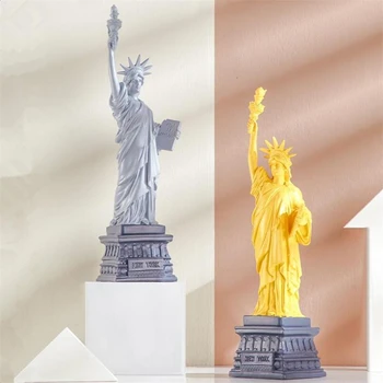 JAV Dervos Laisvės Statula, Skulptūra Amerikos niujorko Nemokamai Deivė Miniatiūros Modelis Meno Nordic Namų Dekoro Juosta Figūrėlės Amatai