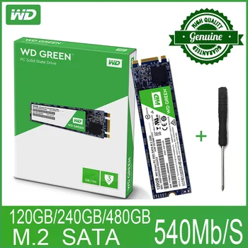 WD Green PC SSD 120GB 240GB 480GB Vidaus Kietojo Kietojo disko Disko M. 2 SATA 2280 540MB/S 120G 240G už Kompiuteris, Nešiojamas KOMPIUTERIS