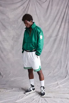 Rūko Šortai Vyrams Black High Street nešioja Hip-Hop Mados Atsitiktinis Penkių Taškų Kelnes Laisvi Vyrų Krepšinio Šortai Sportui Fitness