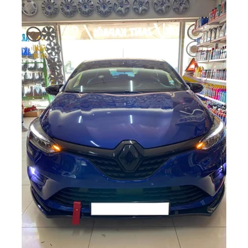 Naujoji Bat Stiliaus Aukštos Kokybės Abs Plastiko 2 Vnt Veidrodis Apima Kepurės Galinio Vaizdo Atveju Blizgus Juodas Renault Clio 5 2019 - 2020 M.